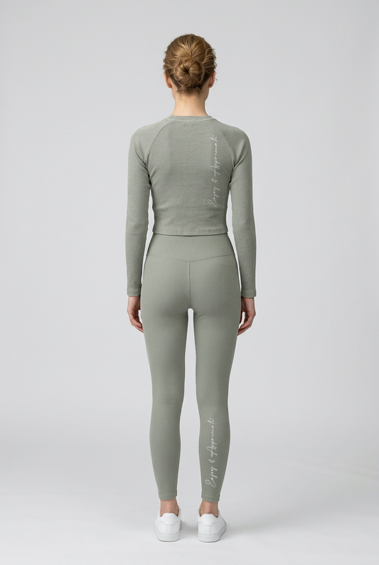 Dyed Washed Raglan Long Sleeve T-Shirt